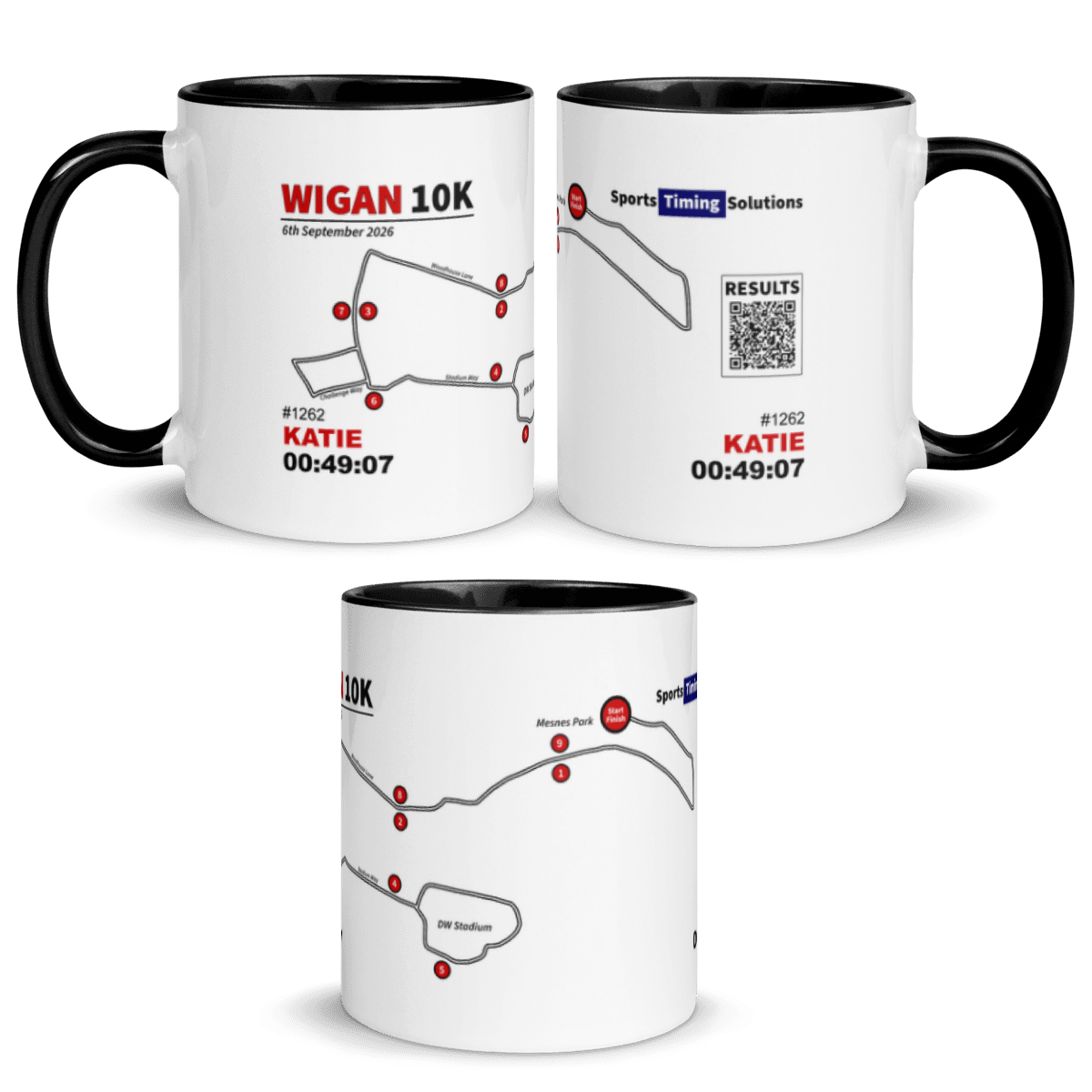 Wigan 10k 2026 - Race Results Mugs
