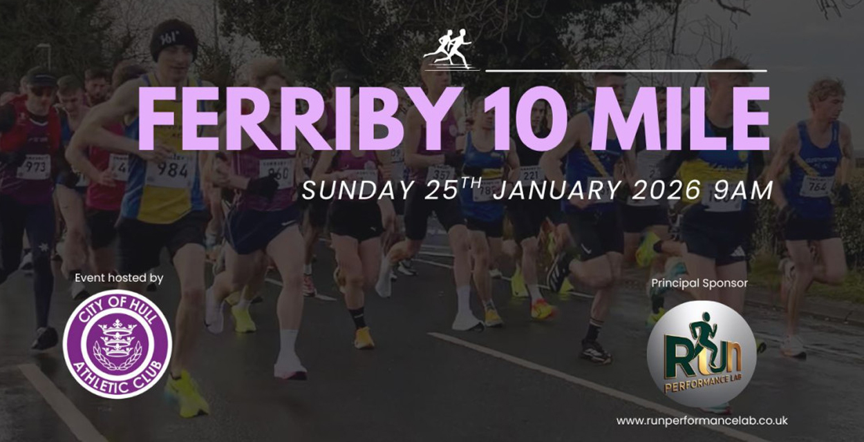 Ferriby 10 – Professional Timing, Live Results & Finish Line Video | Sunday 25 January 2026