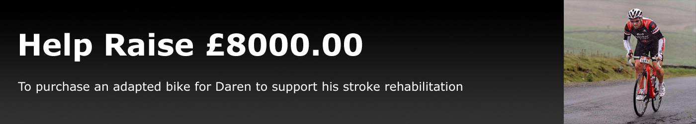 Help get Daren an adapted bike to support his stroke rehabilitation