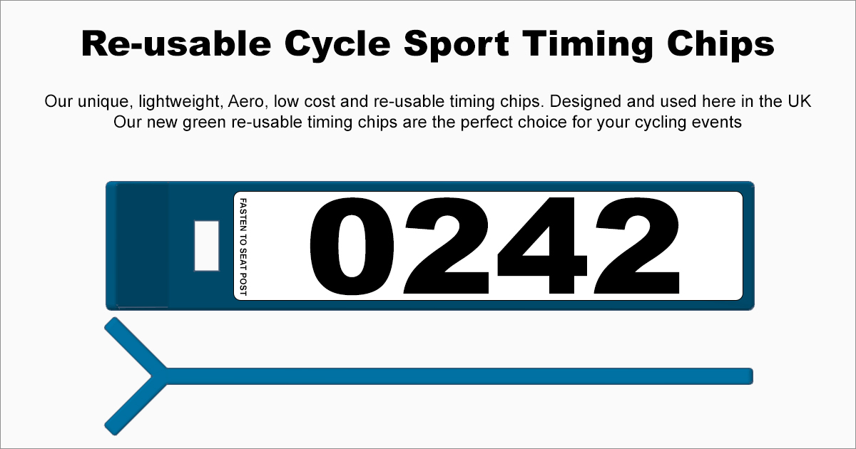 Sustainable Cycle Sportive Timing Chips | Reusable, Durable & Event Ready